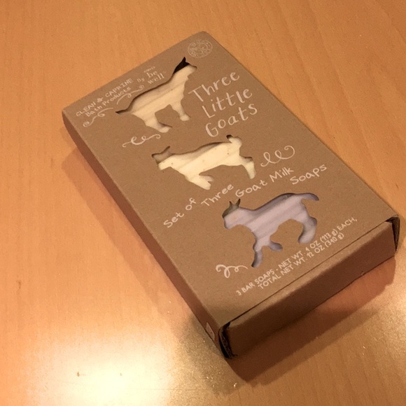 3 Goat Milk Soaps in Gift Box: Almond, Honey & Lavender - Picture 2 of 3